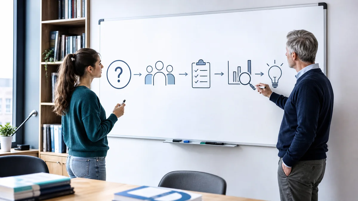 Methoden-Beratung beim Studiendesign: von der Forschungsfrage über Stichprobe und Datenerhebung bis zur Auswertung